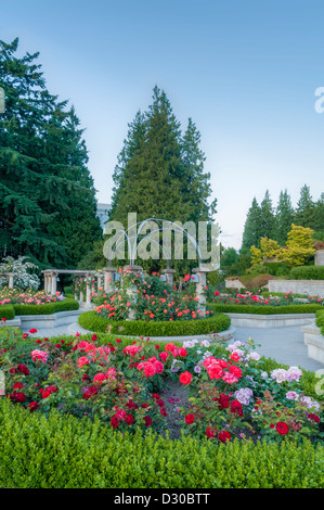 Der Rosengarten, UBC, Vancouver, Britisch-Kolumbien, Kanada Stockfoto