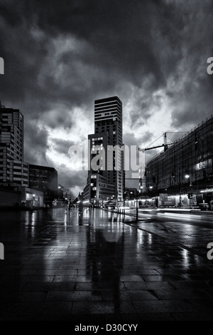 Das neue Hilton Hotel (Zoofenster) in West-Berlin Stockfoto