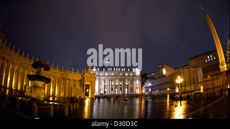 Vatikanstadt, Vatikanische Museen, Wendeltreppe, St. Peter und die Sixtinische Kapelle Stockfoto