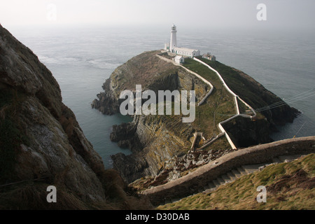 South Stack Leuchtturm, Anglesea Stockfoto