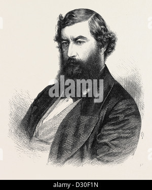 DIE RICHTIGE HON. GEORGE WARD HUNT M.P. CHANCELLOR OF THE EXCHEQUER 1868 Stockfoto