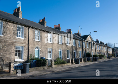 Reihenhäuser im neuen Square Cambridge UK Stockfoto