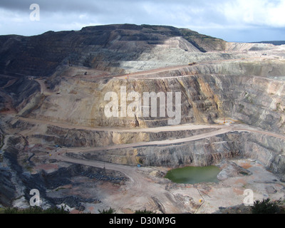 Größte Canadian Open pit Eisenerzmine in Fort Wright neben Fermont Caniapiscau Nordosten Quebec Kanada Stockfoto