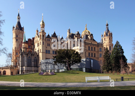 Schwerin, Deutschland, Schweriner Schloss Stockfoto