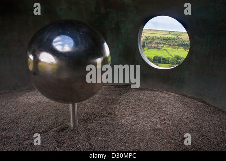 Das Atom-Panoptikum in Wycollar Country Park, Pendle, Lancashire. Stockfoto