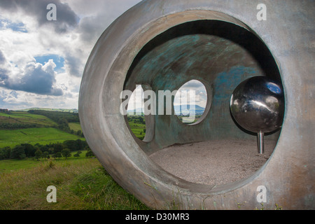 Das Atom-Panoptikum in Wycollar Country Park, Pendle, Lancashire. Stockfoto