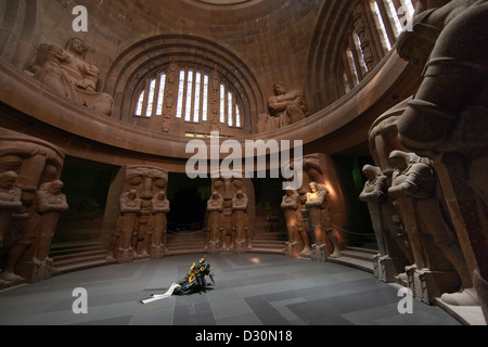 Leipzig, Deutschland, in der Krypta Voelkerschlachtdenkmal Stockfoto