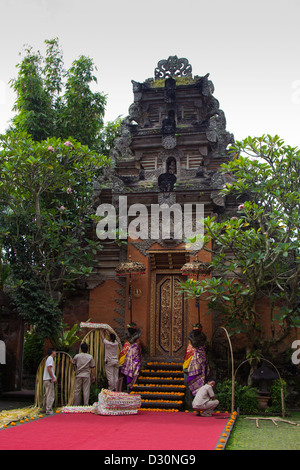 Puri Saren Palast, Ubud, Bali Stockfoto