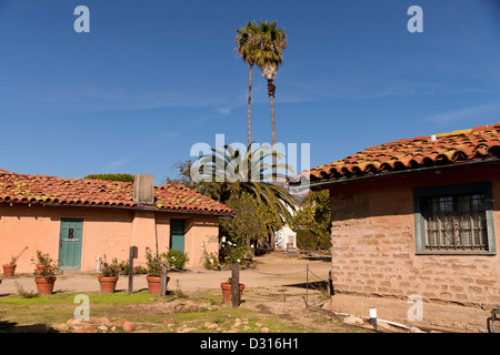 El Presidio de Santa Barbara, State Historic Park Santa Barbara, California, Vereinigte Staaten von Amerika, Vereinigte Staaten Stockfoto