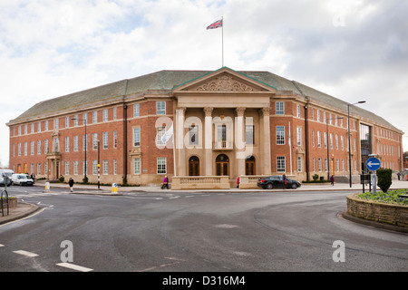 Das Rathaus. Der administrative Hauptsitz von Stadtrat Derby, Derby, England, UK Stockfoto