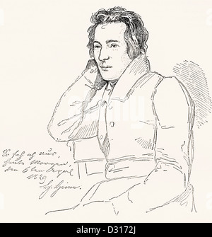 Heinrich Heine, 1797 –1856. Deutscher Dichter, Journalist, Essayist und Literaturkritiker. Stockfoto