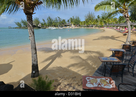 Strand auf der Insel Mauritius. Stockfoto