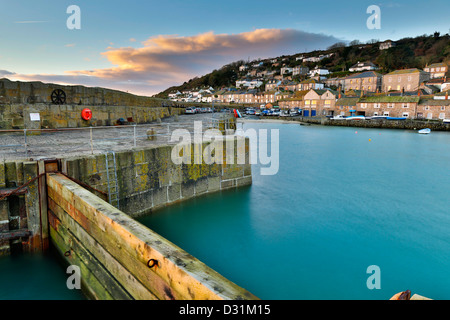 Mousehole; Sunrise; Cornwall; UK Stockfoto