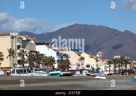 Andalusische Stadt San Luis de Sabinillas, Costa Del Sol, Spanien Stockfoto