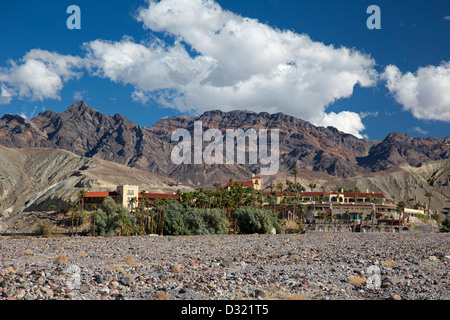 Death Valley Nationalpark, Kalifornien - Furnace Creek Inn. Stockfoto