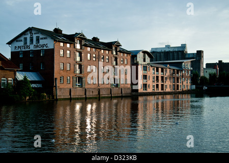 Husum "Hafen, Schleswig-Holstein, Deutschland Stockfoto