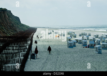 Strand in Kampen, Sylt, Deutschland Stockfoto