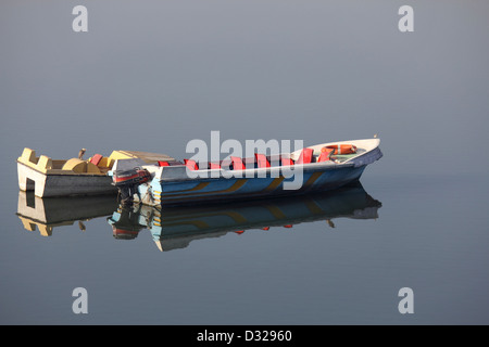 Boote auf See, Ozar in der Nähe von Pune Stockfoto