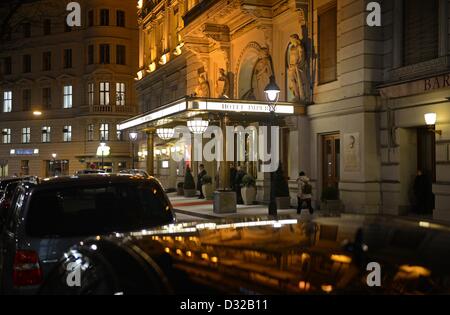 Das Hotel Imperial ist in Wien, 6. Februar 2013 abgebildet. Foto: Jens Kalaene Stockfoto