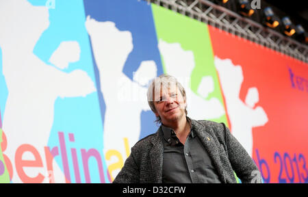 Deutscher Regisseur Andreas Dresen stellt auf einer Pressekonferenz während der 63. jährlichen internationalen Filmfestspiele Berlin, in Berlin, Deutschland, 7. Februar 2013. Die Berlinale ist von 07 bis 17 Februar. Foto: Kay Nietfeld/dpa Stockfoto