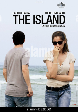 Die Insel Ostrovat Jahr : 2011 Bulgarien / Schweden Regie : Kamen Kalev Thure Lindhardt , Laetitia Casta Französisches Plakat Stockfoto