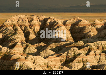 Die Badlands Nationalpark South Dakota, 13. August 2009. Stockfoto