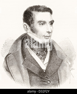 Augustin Eugène Scribe, 1791 –1861. Französischer Dramatiker und Librettist. Stockfoto