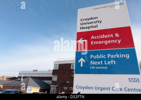 Croydon Universität (Mayday) Hospital NHS Trust in Croydon größere London Vereinigtes Königreich Stockfoto