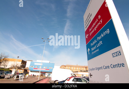 Croydon Universität (Mayday) Hospital NHS Trust in Croydon größere London Vereinigtes Königreich Stockfoto