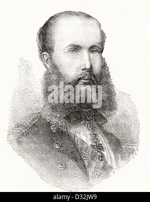 Maximilian i., 1832 –1867. Der einzige Monarch des zweiten mexikanischen Reiches. Stockfoto