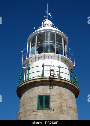 Cabo und Faro de Corrubedo, Leuchtturm, Provinz La Coruna, Galicien, Spanien Stockfoto