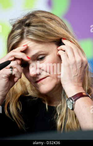 Berlin, Deutschland. 7. Februar 2013. Kameramann Ellen Kuras während der Jury-Pressekonferenz auf der 63. Internationalen Filmfestspiele Berlin / Berlinale. Februar 07, 2013 Credit: Dpa Picture Alliance / Alamy Live News Stockfoto