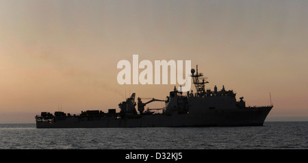 Amphibious dock Landungsschiff USS Whidbey Island (LSD-41) Stockfoto