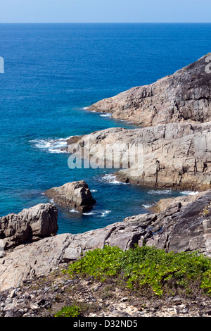 Nord West Küste von Koh Tachai Island vor der Küste von Thailand Stockfoto