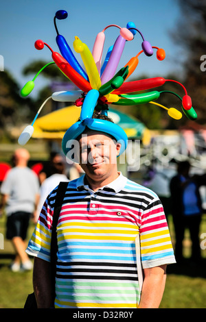 Ballon Spielzeug-Hersteller bei der italienischen Fiesta in Sarasota Florida Stockfoto