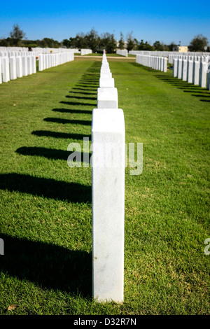 Grabsteine auf dem Nationalfriedhof in Sarasota Florida Stockfoto