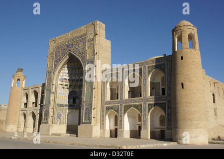 Madrassa Abdulazizxon, Sehenswürdigkeit von Buchara, Usbekistan, Zentralasien Stockfoto