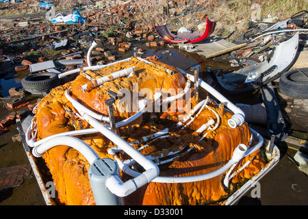 Fliegen Sie, Trinkgeld in Barrow in Furness, Cumbria, UK Stockfoto