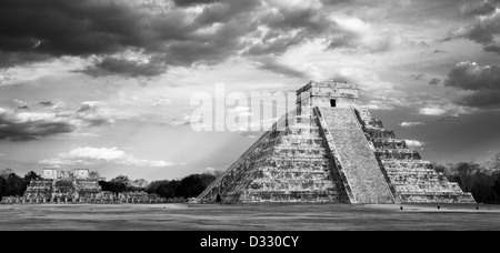 Maya Pyramide in Chitcen Itza, Mexiko Stockfoto