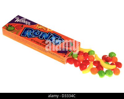 Box Wonka Runts Candy Süßigkeiten Stockfoto