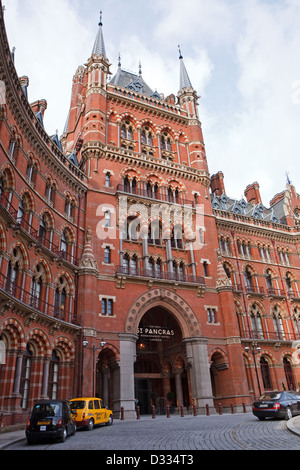 Internationaler Bahnhof St Pancras in London Stockfoto