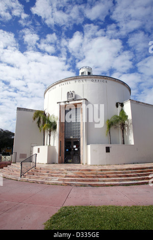 US Post Office, 1300 Washington Avenue, South Beach, Miami, Florida, USA Stockfoto