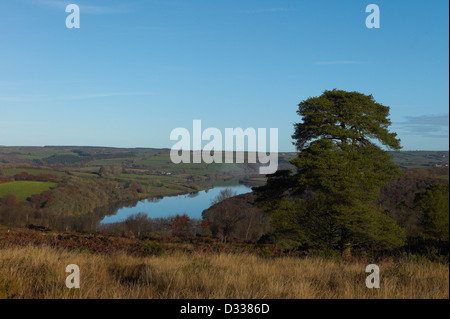 Wimbleball Reservoir Exmoor Nationalpark Somerset Stockfoto