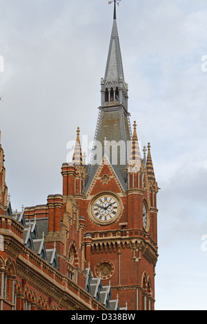 Internationaler Bahnhof St Pancras in London Stockfoto