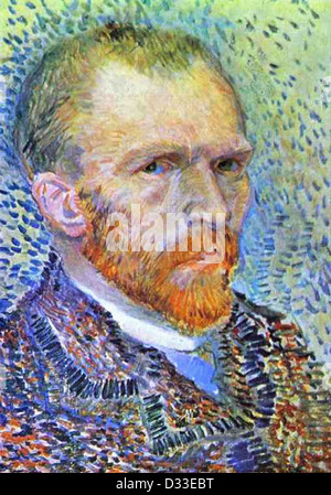 Vincent Van Gogh: Self Portrait. 1887 Öl auf Leinwand. Post-Impressionismus. Ort der Schöpfung: Paris, Frankreich. Stockfoto