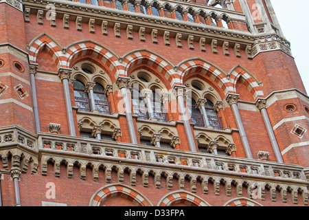 Internationaler Bahnhof St Pancras in London Stockfoto