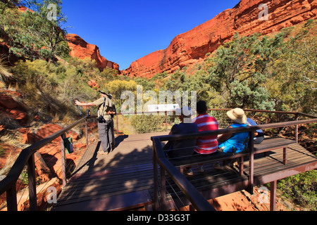 Kings Canyon Nordterritorium Zentralaustralien Stockfoto