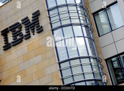 IBM-International Business Machines Corporation Bürogebäude in Warschau, Polen Stockfoto