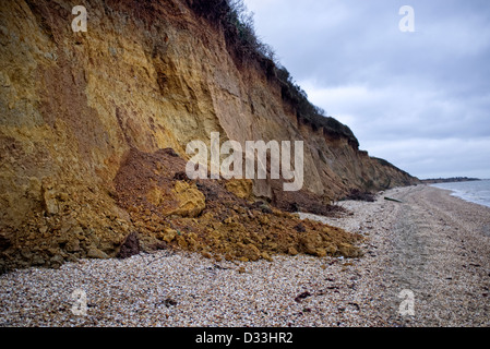 Erosion der Küsten Klippe Stockfoto