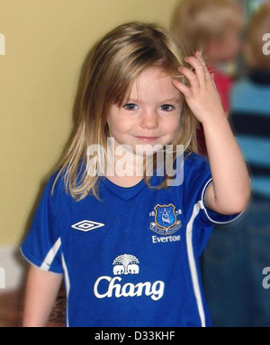 Handout Foto von Madeleine McCann, die seit Mai 3 2007 vermisst wird Stockfoto